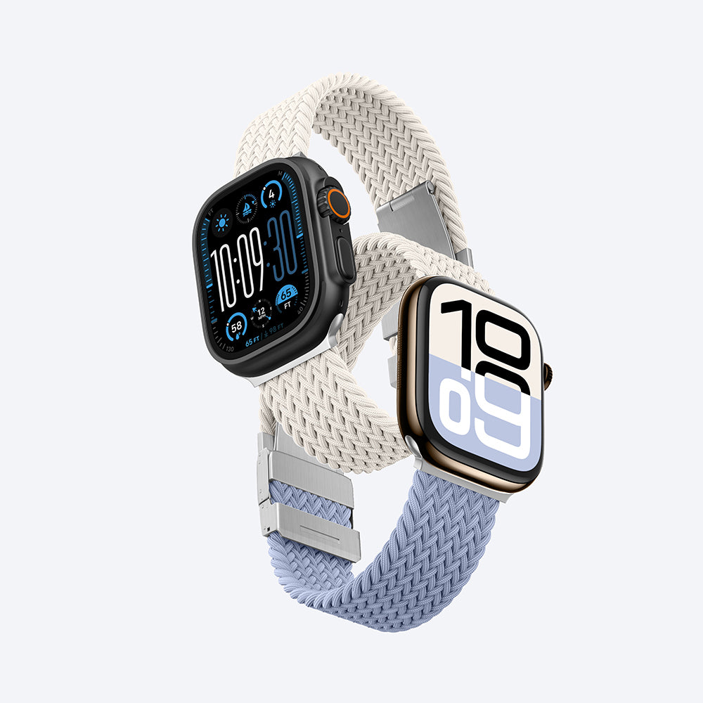 Amazingthing Glamour Blend Apple Watch 46mm Hasır Kordon - 28 Amazingthing Glamour Blend Apple Watch 46mm Hasır Kordon - 28